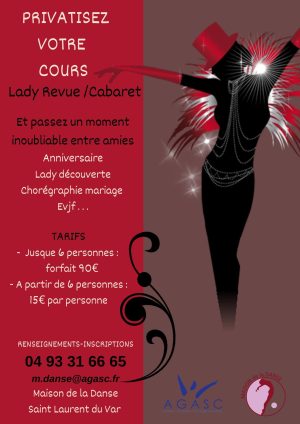 Flyer revue evenement